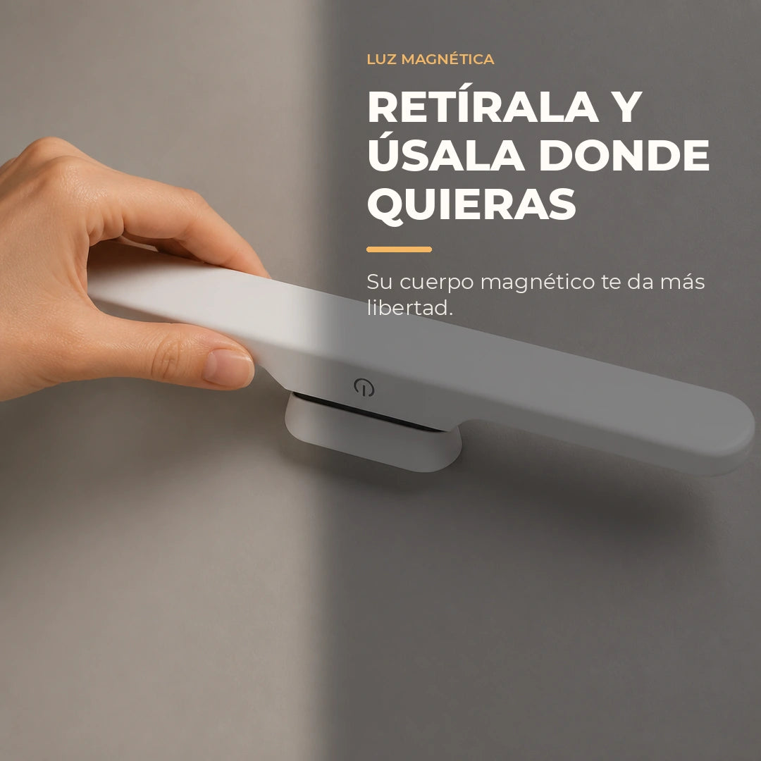 Luz magnética, portátil y fácil de mover