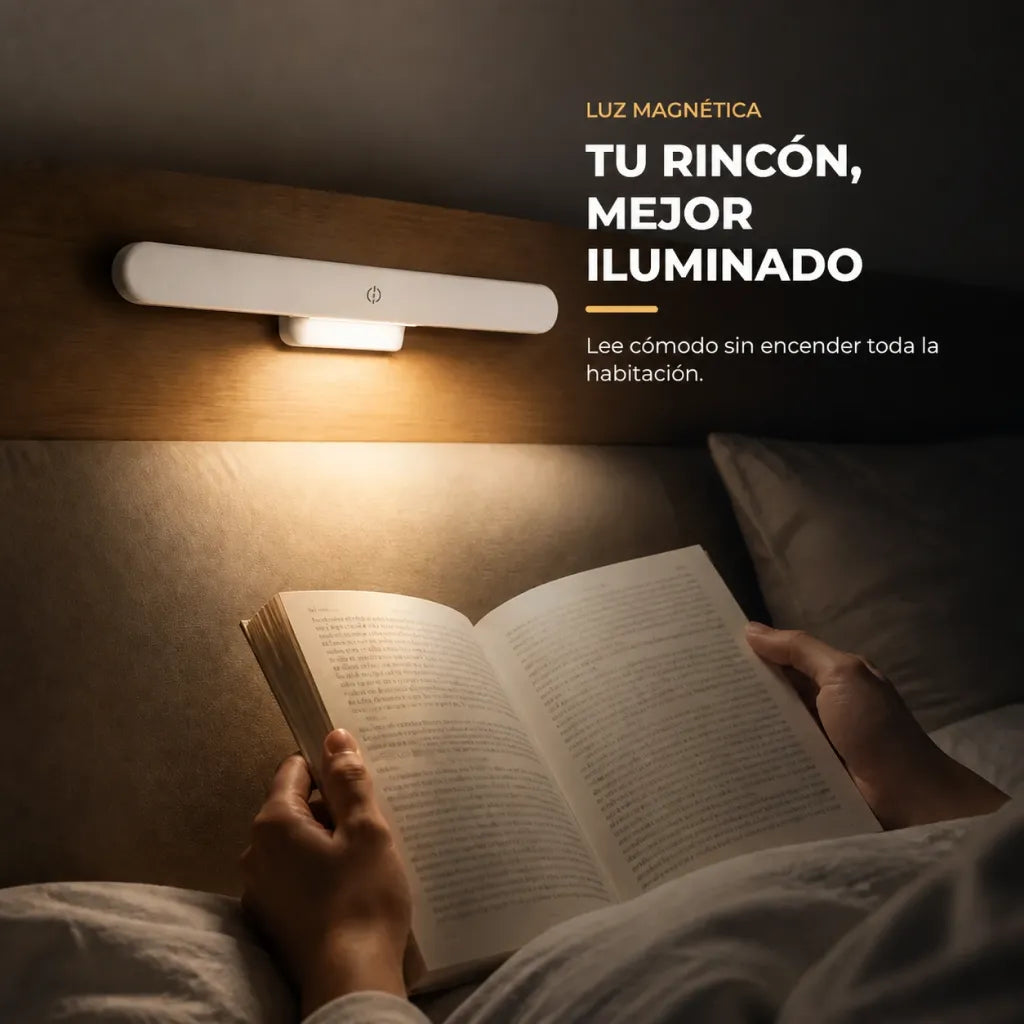 Luz Magnética Portátil — Ilumina Closets, Cabeceras y Rincones sin Cables